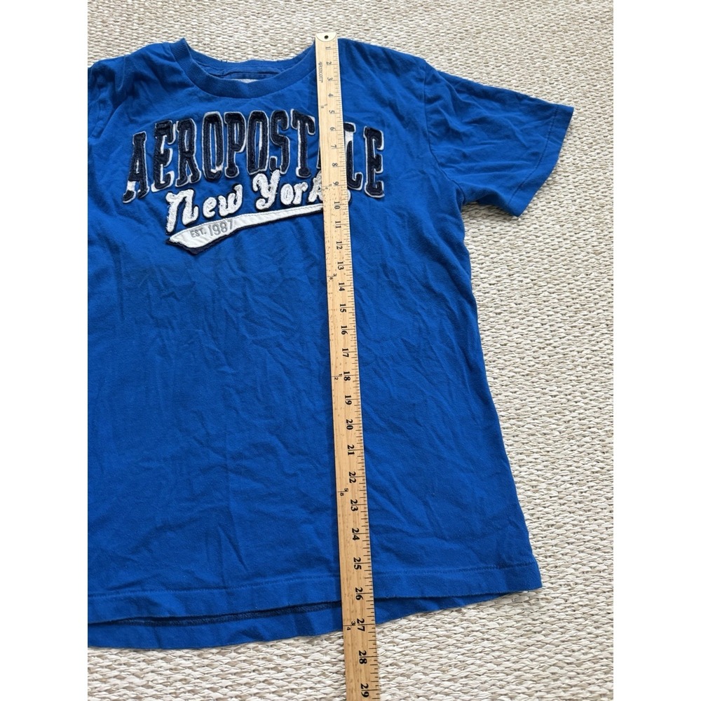 Y2K Aeropostale Men's New York T Shirt Large Vintage Preppy - Picture 4 of 5